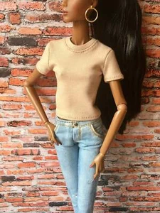Bouutique Vital T-shirt manica corta per bambola NuFace/FR 12,5", molti colori - Foto 1 di 31