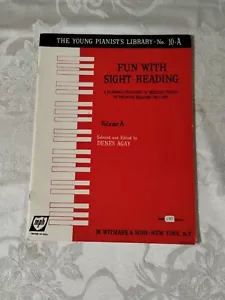 Fun With Sight Reading Vol A: Young Pianist's - Denes Agay - 1940 songbook - Foto 1 di 7
