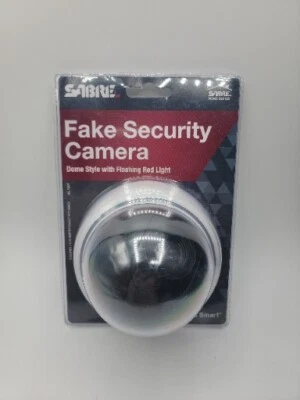 SABRE HS-FSCD Fake Security Camera Dome Style Decoy with Flashing Red LED Light - Image 1 of 2