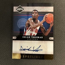2011-12 PANINI LIMITED ISIAH THOMAS LIMITED SIGNATURES SPOTLIGHT #/5 SSP #43