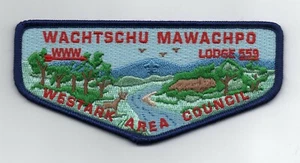 Wachtschu Mawachpo OA Lodge 559, S-?, Purple-Blue Brd, Westark Area, Mint - Picture 1 of 1