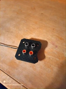 Realistic STA-2000D RCA panel for Pre-Amp to Amp inputs. New 3D part, nice fit - Picture 1 of 3