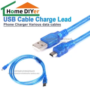 0.5-4.7m LONG USB 2.0 Cable Charge Lead Phone Charger Various data cables - Picture 1 of 11