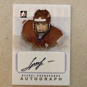 ALEXEI CHEREPANOV NY Rangers 2007-08 ITG O'Canada Autograph #A-ACH VERY RARE