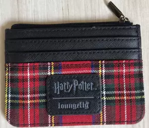 LOUNGEFLY HARRY POTTER rot kariert Varsity KLEINE GELDBÖRSE perfekt - Bild 1 von 6