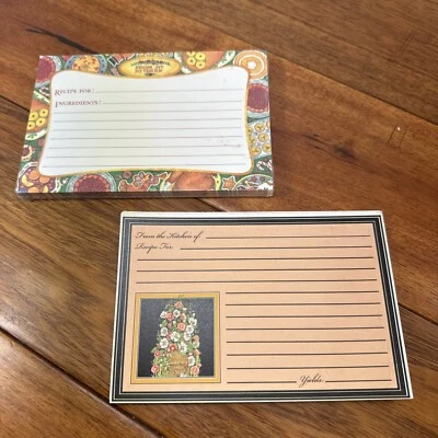 Gibson PAPELES CREATIVOS 40 Tarjetas de Receta Impresas Inicial Navidad 4x6 Foto 1 de 4