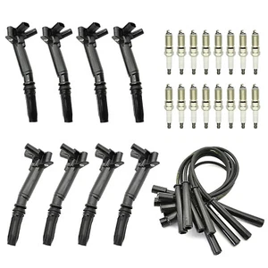 8pcs Ignition Coil Spark Plug For FORD F-350 SUPER DUTY 2011-2017 UF631 UF639 - Picture 1 of 11