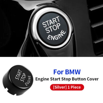 Matte Engine Start Stop Button Switch Cover Trim For Bmw F20 F23 F30 F32 F10 F48 Foto 1 de 4