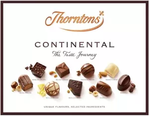 Thorntons Continental Dark Chocolate Gift 264g Assorted Flavours Men Women - Picture 1 of 8