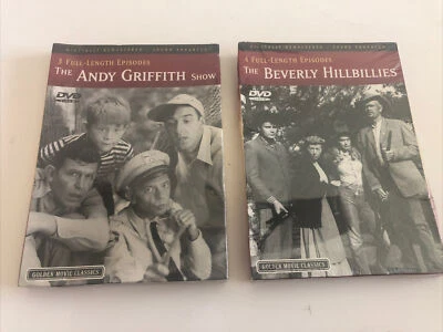 The Andy Griffith Show & The Beverly Hillbillies Full Length Episodes DVD NEW - Image 1 of 2