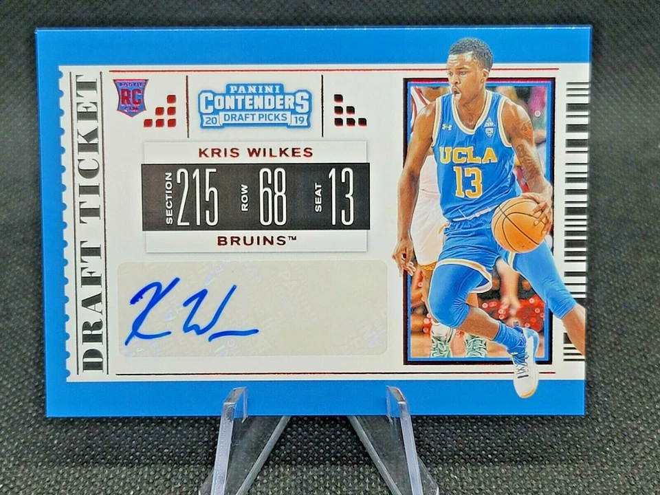 2019-20 Contenders Draft Picks Rookie Auto RC ##97 Kris Wilkes Red Foil - Image 1 of 2