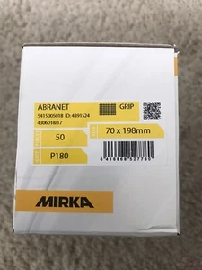 Mirka Abranet P180 Körnung H&L Streifen 70x198 mm 2 Schachteln mit 50 - Bild 1 von 2