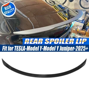 Alerón de maletero de fibra de carbono completo rendimiento enebro Tesla modelo Y 2025+ - Imagen 1 de 14