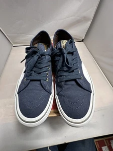 Size 10 - VANS Authentic Pro Bue and White Canvas - Picture 1 of 5