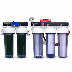 LiquaGen 6 Stage Deluxe Plus 75 GPD RO/DI Water Filter System Aquarium - 0 TDS - Picture 1 of 9