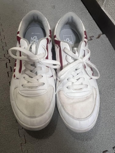 Sneakers Vans uomo 9.0US bianco rosso m13_0710