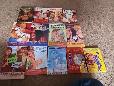 Lot Of 13 By Andrew Clements Books Hardcover And Paperback  - Image 1 of 4