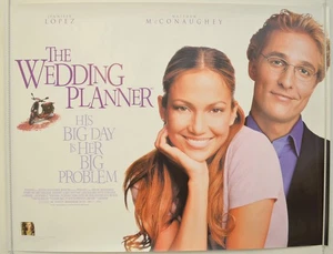 THE WEDDING PLANNER (2001) Original Cinema Quad Movie Poster - Jennifer Lopez - Picture 1 of 1