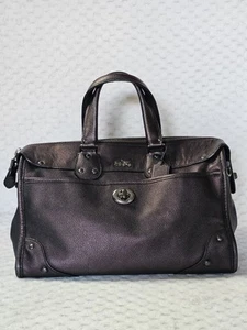 Cartera Coach Rhyder 32 en cuero metálico de dos tonos BRONCE F33739 - Imagen 1 de 16
