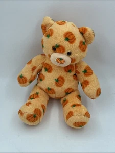 Build A Bear Plüsch Kürbis Kumpel Teddy Nase Halloween Herbst 2012 BAB 16 Zoll orange - Bild 1 von 6