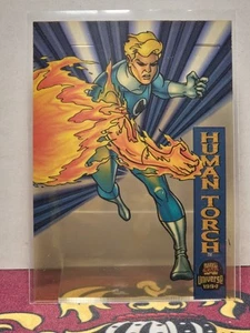 Antorcha humana Fleer Marvel Universe 1994 animación suspendida #2 de 10 - Imagen 1 de 2