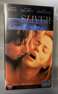 SLIVER (Full Uncut Version 18) VHS - Sharon Stone William Baldwin 1993 - Picture 1 of 3