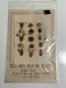 Folk Art From The Heart Pattern by Susan Fouts - Picture 1 of 3