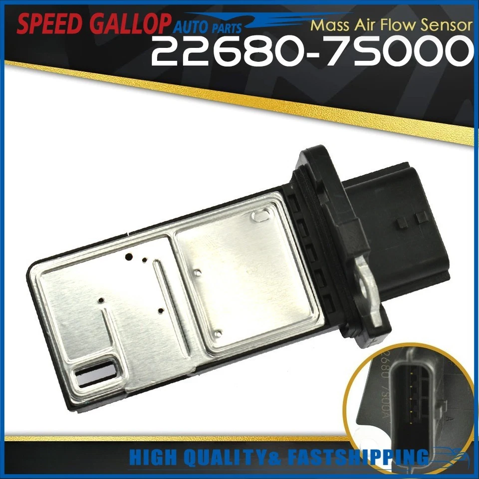 Sensor de flujo de masa de aire MAF 22680-7S000 apto para Infiniti Nissan Altima Rogue 2000-2015 Foto 1 de 4