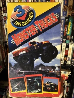 Monster Truckin USA Volume 1 & 2 & 3 1994 VHS Extremely Rare Monster Trucks - Image 1 of 4
