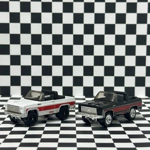 2025 CUSTOM Hot Wheels • '75 Chevy Blazer Custom - Real Riders - Black & White - Bild 1 von 7