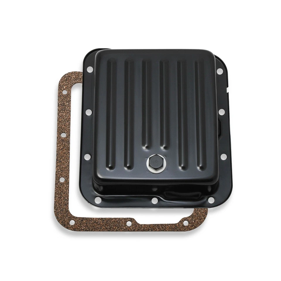 9755BMRG Mr. Gasket Transmission Oil Pan - Black Steel - Image 1 of 4