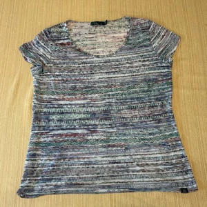 Prana Garland T-shirt Women's XL Design Made USA Recycled Poly/Organic Cotton - Picture 1 of 3