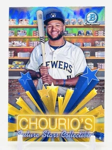 JACKSON CHOURIO - SP FUTURE COLLECTIBLES REFRACTOR #HS-3 HOBBY STARS 2025 Bowman - Picture 1 of 2
