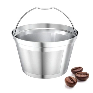 Kaffeefilter Mehrweg 8 10 12 Tassen Korb Ersatzfilter - Edelstahl... - Bild 1 von 6