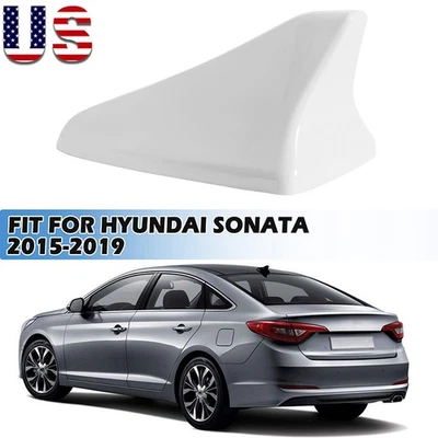 White For 2012-2017 Hyundai Veloster EB Shark Fin Roof Antenna Cover without GPS Foto 1 de 4