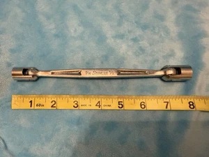 Llave de vaso doble cabezal flexible de 12 puntos FH1416B de colección Snap On 7/16" y 1/2" FH1416B - Imagen 1 de 10