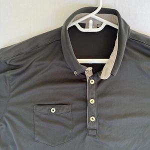 PING GOLF Shirt Men's Black SIze Large Polo Sensorcool Pocketed 0278 - Picture 1 of 11