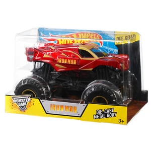 HOT WHEELS_Monster Jam IRON MAN Monster Truck 1:24 Scale Die-Cast_New & Unopened - Picture 1 of 3
