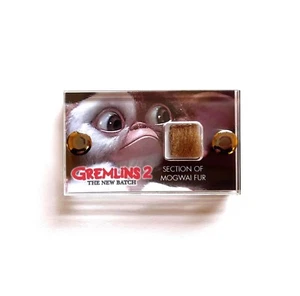Gremlins 2 Production-Used Mogwai Fur Movie Prop display with COA. - Picture 1 of 2
