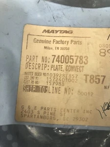 Cubierta de horno de hidromasaje OEM pieza original # 74005783 #h7e - Imagen 1 de 1