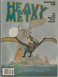 Adult Illustrated Fantasy Magazine - Heavy Metal Nov 1981 - Picture 1 of 7