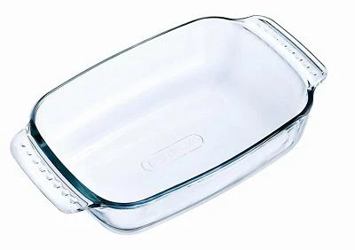 PYREX TEGLIA TEGAME RETTANGOLARE VETRO DA FUOCO CM.22X13X5,5H BOROSILICATO - Immagine 1 di 4
