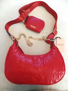 WOMEN'S, HANDBAG, JUICY COUTURE, RED, NEW W/ Small Mark, MEDIUM SIZE - Picture 1 of 9