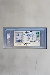 Knute Rockne FDC firmado por Centers - Otto/Gatski/Bednarik/Ringo-PSA #83001207 - Imagen 1 de 1