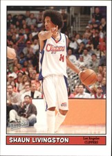 2005-06 Topps Bazooka Los Angeles Clippers Basketball Card #66 Shaun Livingston