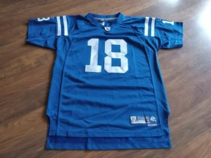 NFL Menning Colts Jersey Size XL, Blie/White, Number 18 - Picture 1 of 8