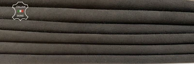 WASHED BROWN NUBUCK Soft Italian Stretch Lamb leather 2 skins 9+sqf 1.0mm B7160 - Image 1 of 4