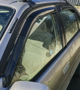 AVS Smoke Rain Guards Vent Visors 3M Tape-On for 1998-2002 Toyota Corolla - Picture 1 of 2