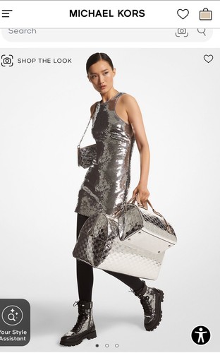 Abito da festa Michael Kors con paillettes