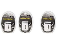THREE 3X NP-60 NP-60DBA Batteries for Casio EX-Z20 EX-Z21 EX-Z22 EX-Z29 EX-Z80